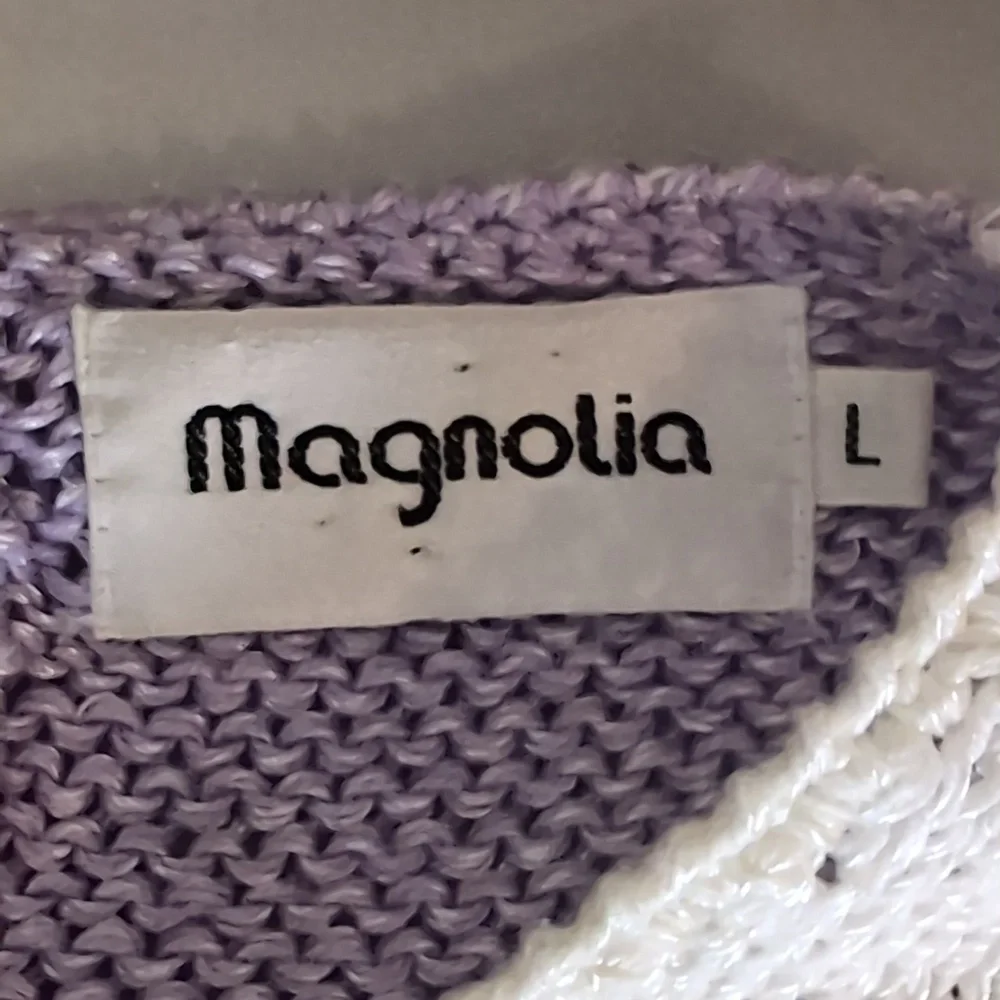 Vintage 90s Magnolia Sweater Pearl Beaded Chevron Tunic Knit Pullover Keyhole